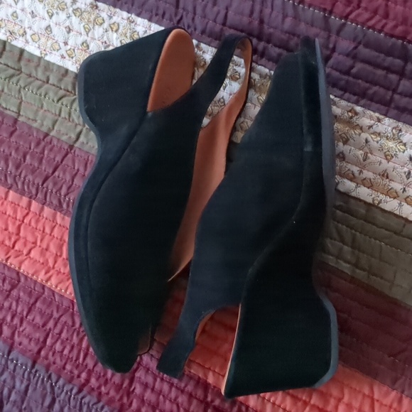 L'AMOUR DES PIEDS* Cloud like memory foam genuine suede leather heels - Picture 12 of 15